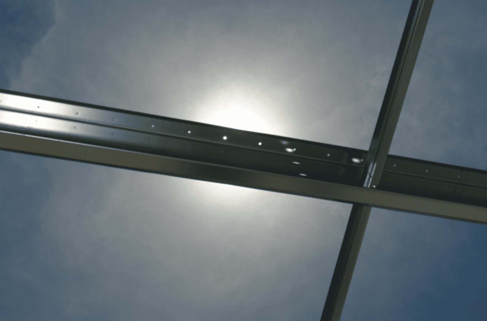 image2 Metal beam on a pre-engineered metal building.